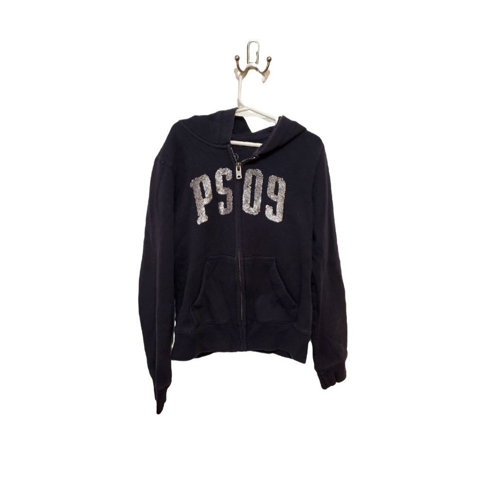 AEROPOSTALE Hoodie Navy Blue Size 10 skum